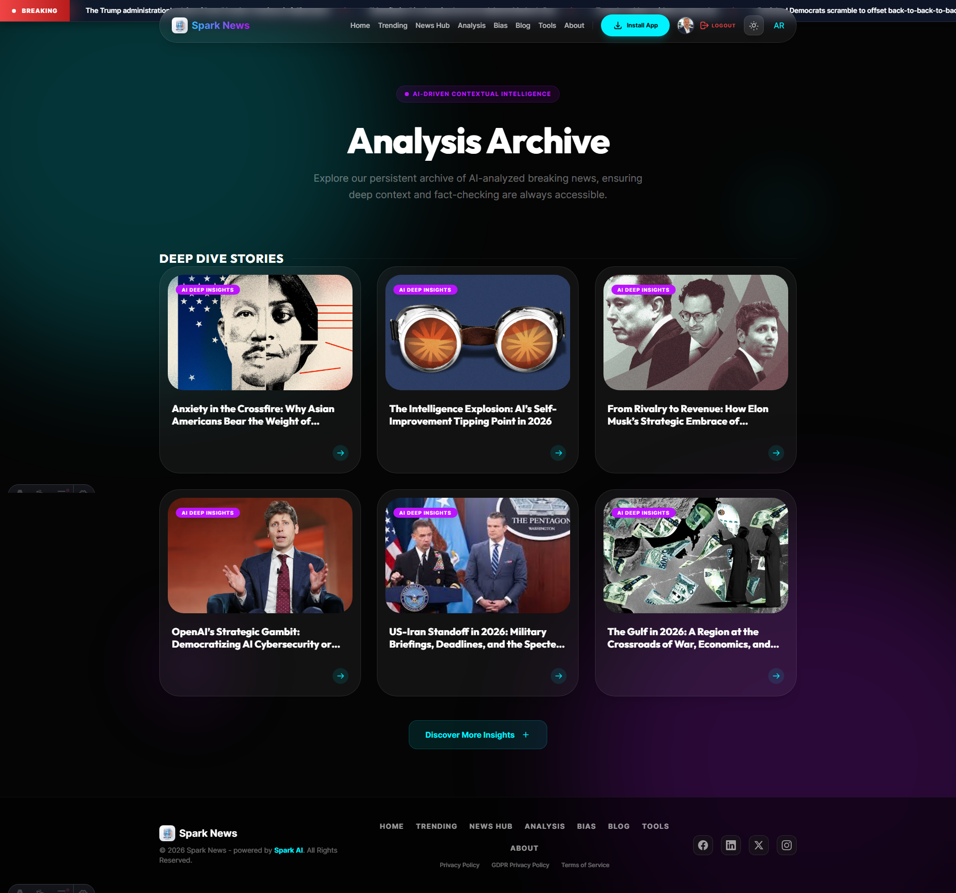 Spark News - AI Bias Checker gallery image