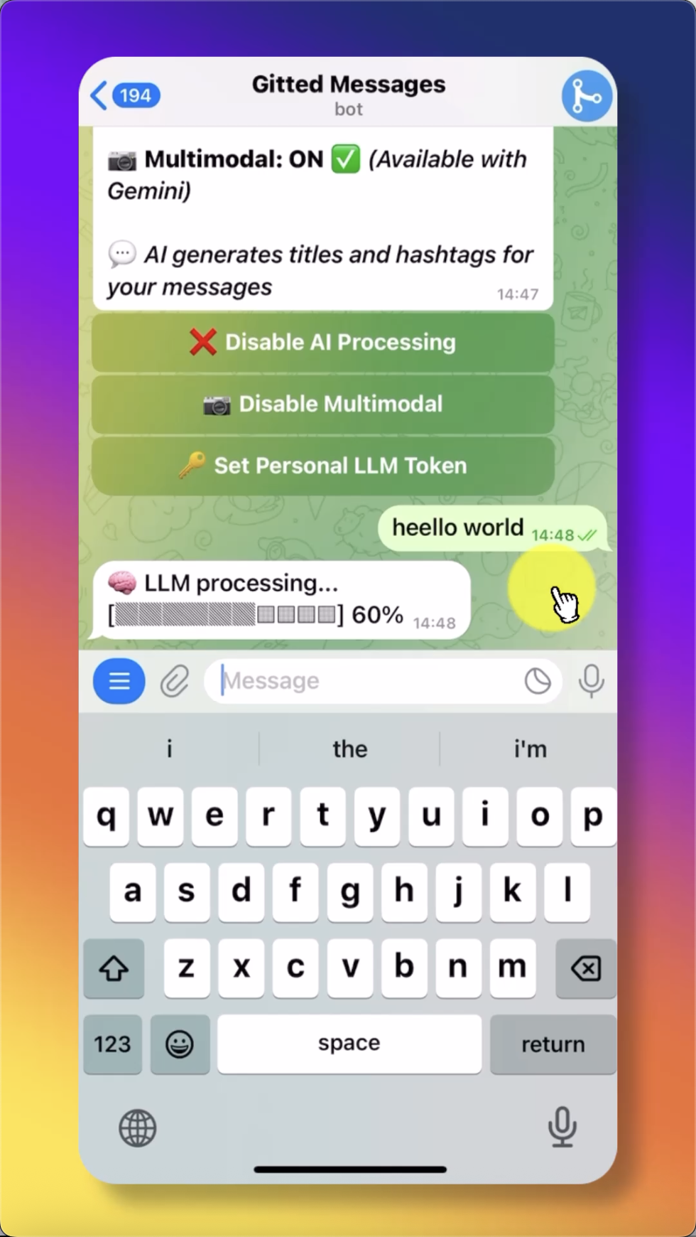 Msg2Git - Git-Powered Alternative to Telegram Saved Messages media 9
