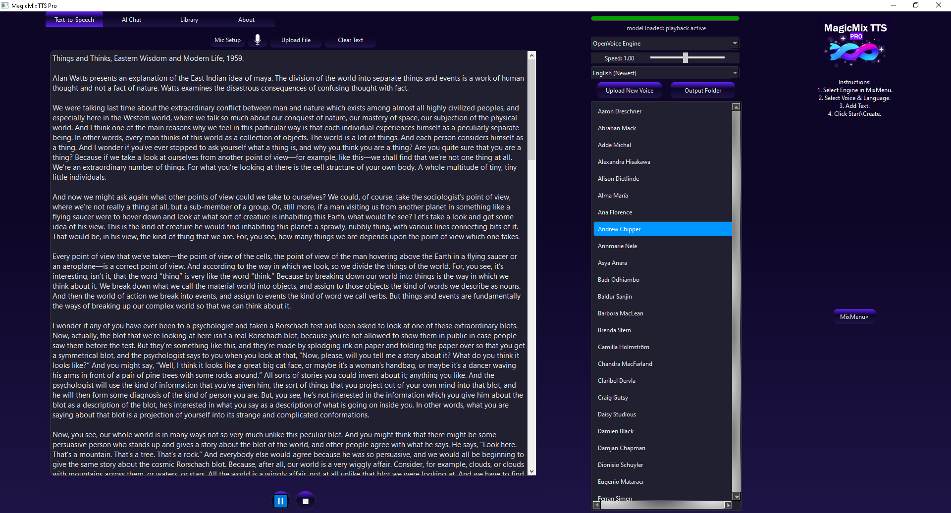 Média Magicmixtts - Texte hors ligne local vers la parole, discours en texte et chat AI 3