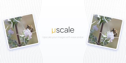 µScale - Upscale your images with AI gallery image