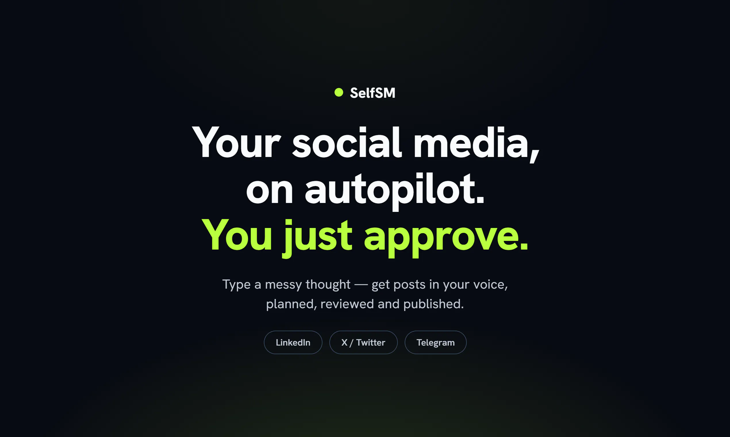 SelfSM screenshot 1