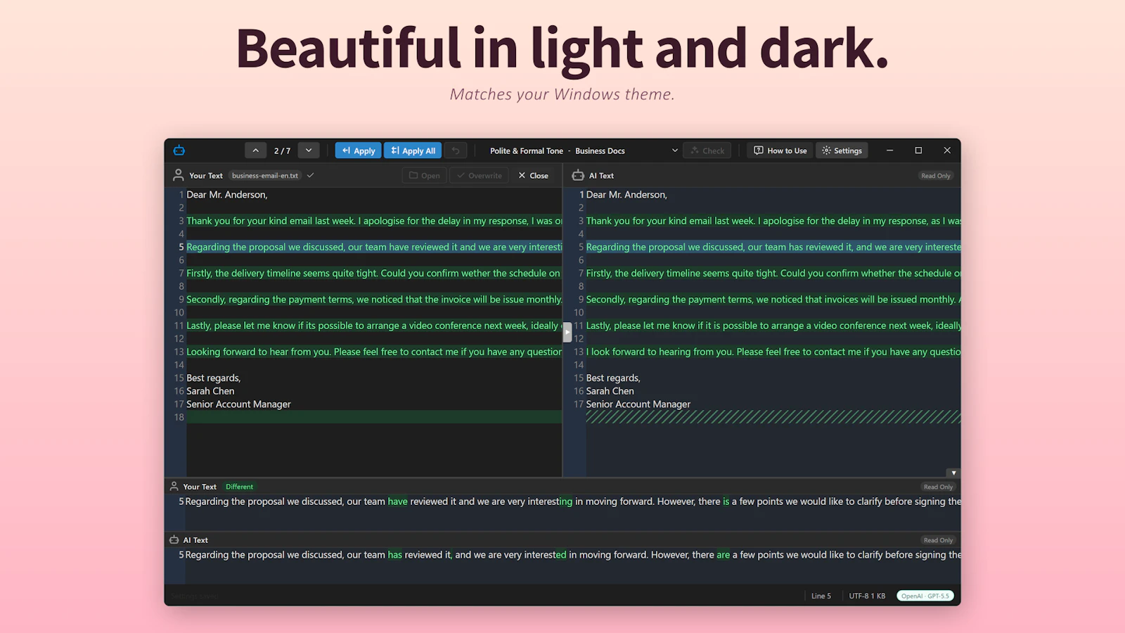 revAIser screenshot 2