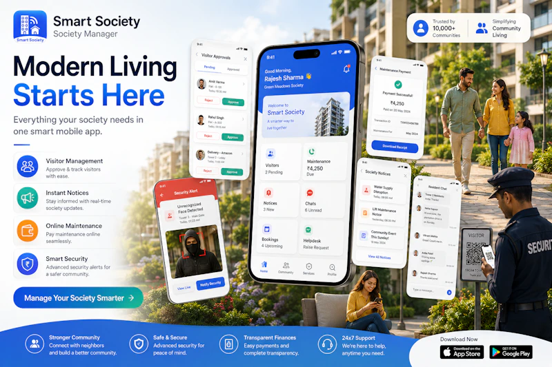 Smart Society : Society Manager screenshot 1
