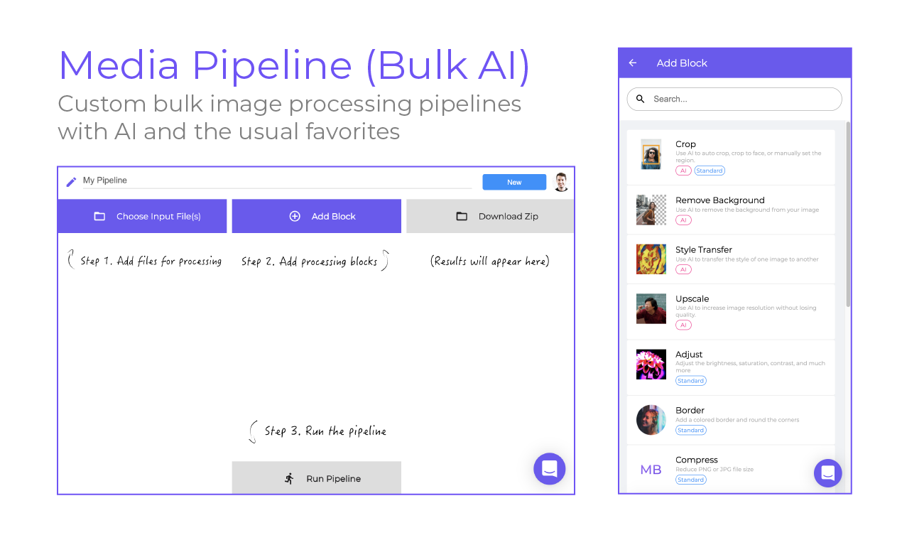 Media Pipeline (Bulk AI) gallery image