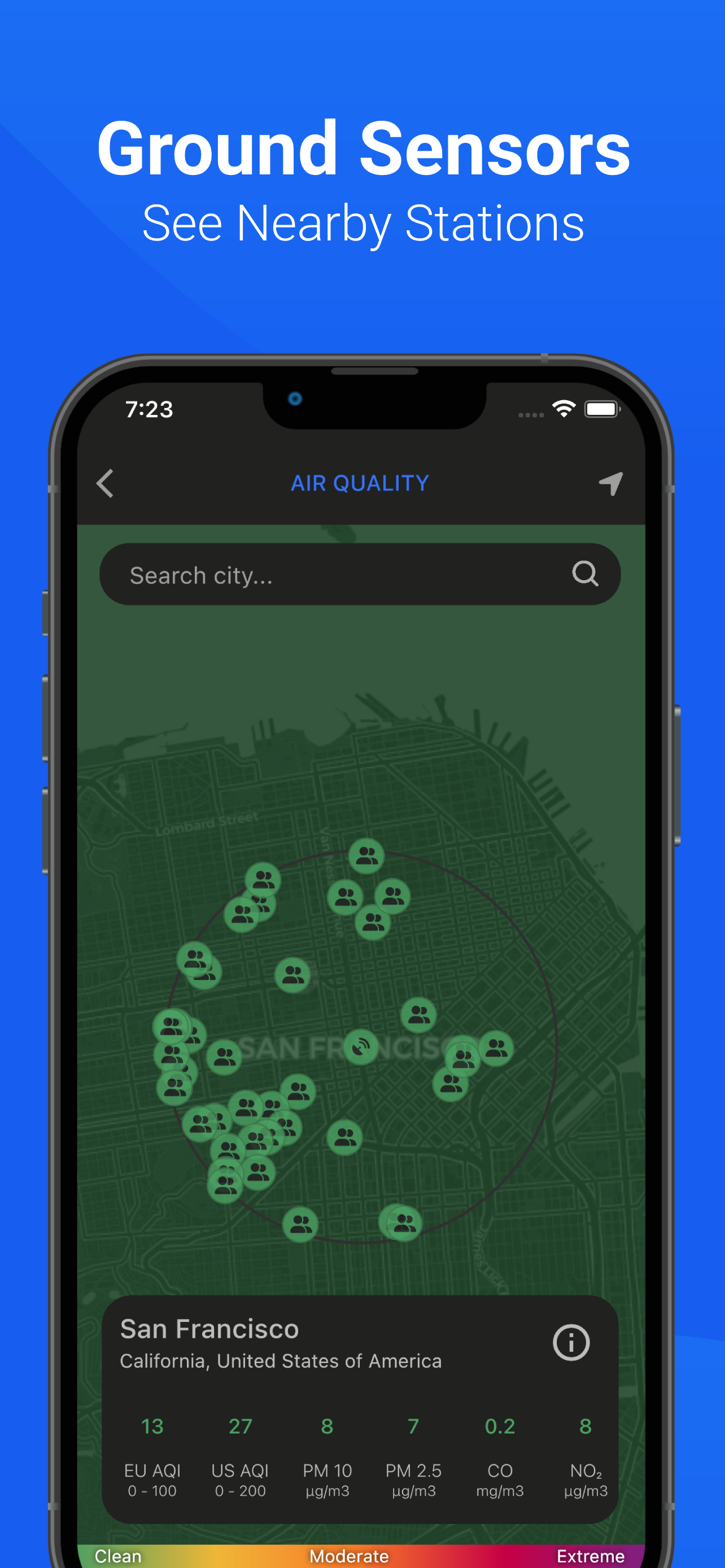 Aircare 2.0 - Hava kalitesi, polen, UV ve yangınları izlemek için uygulama medya 5