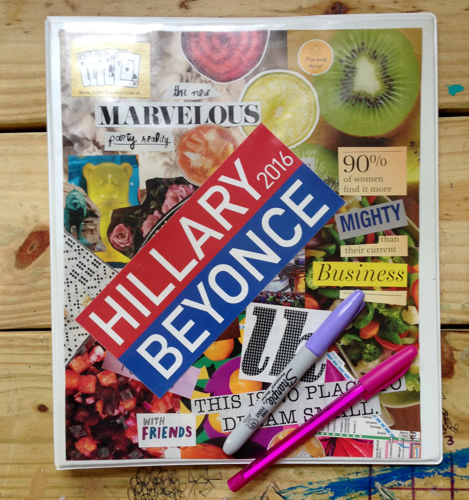 Hillary Beyoncé 2016, Sticker Party