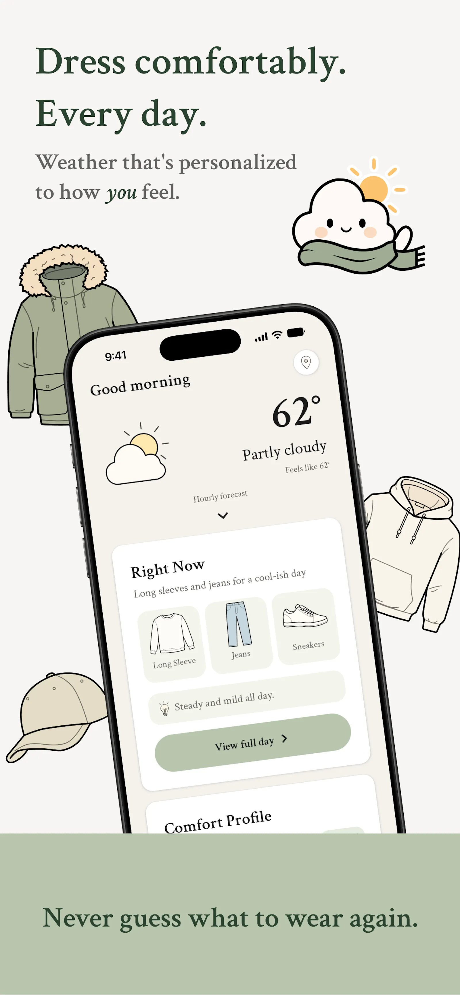 Comfie: What to Wear screenshot 2