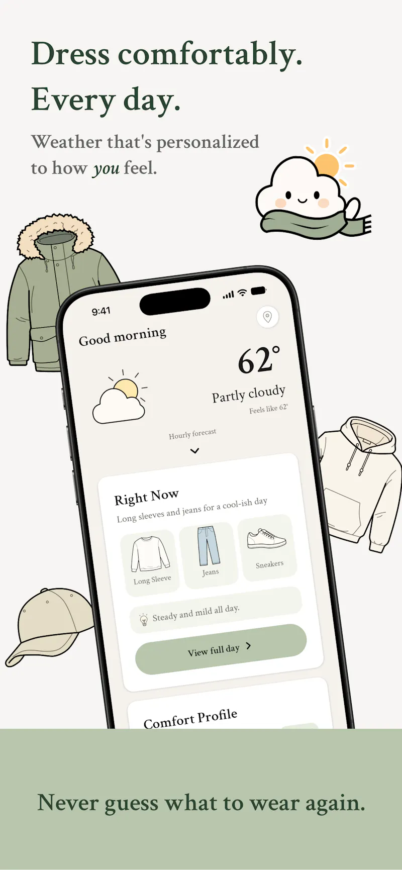 Comfie: What to Wear screenshot 2