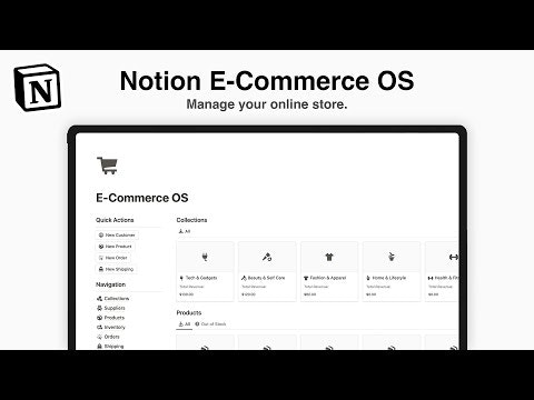 Notion E-Commerce OS gallery image