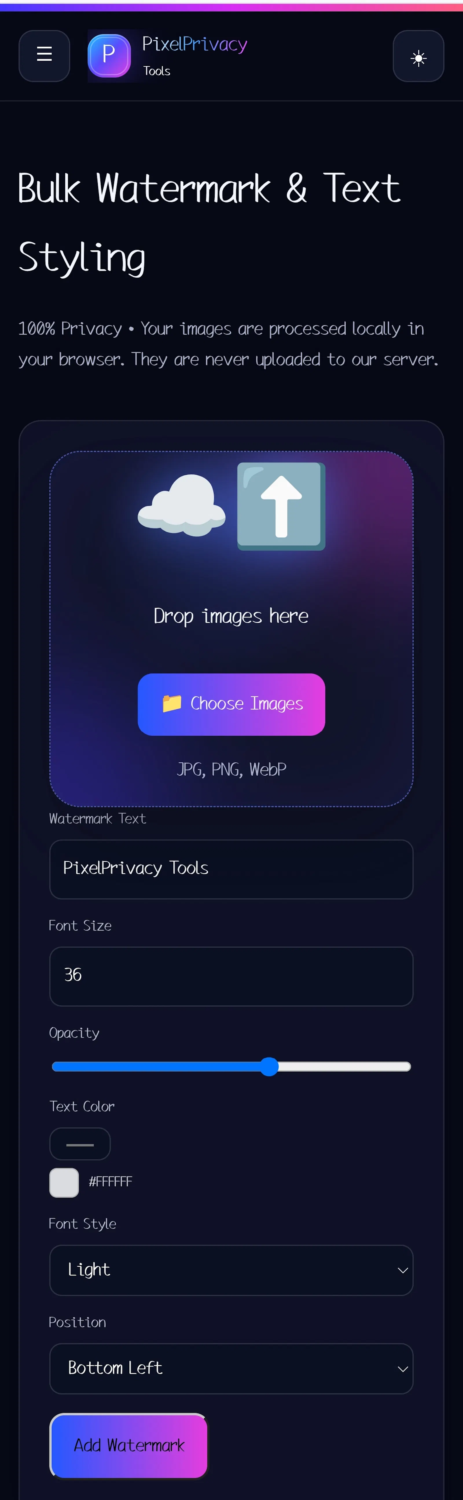 PixelPrivacy Tools screenshot 2