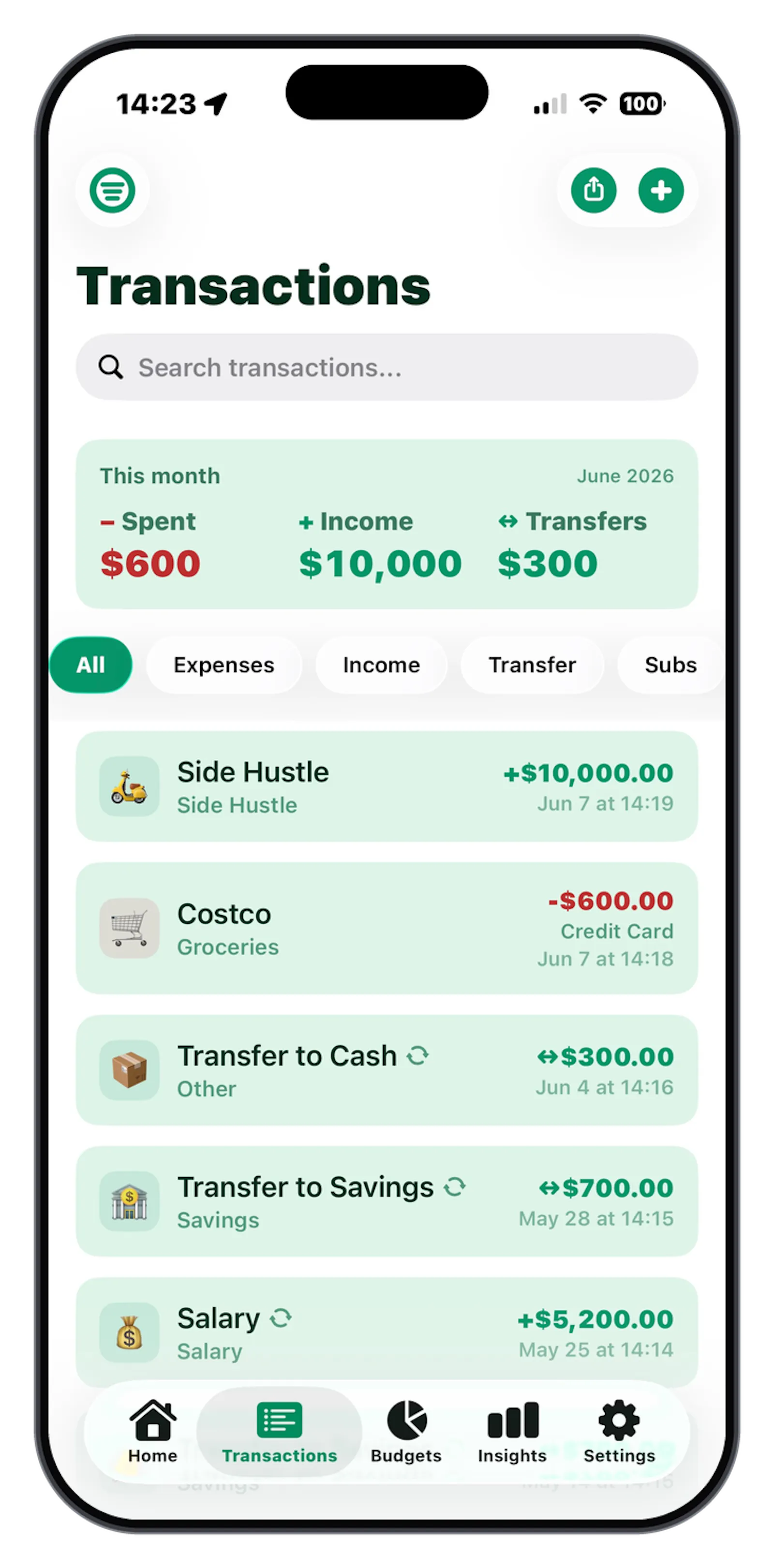 TYM: Track Your Money screenshot 3