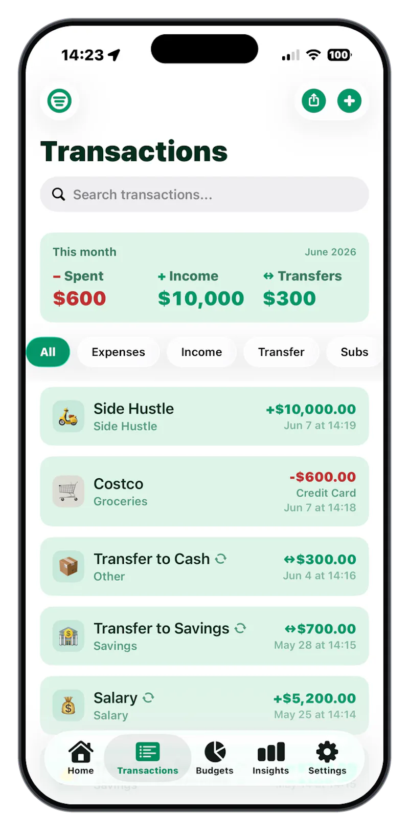 TYM: Track Your Money screenshot 3