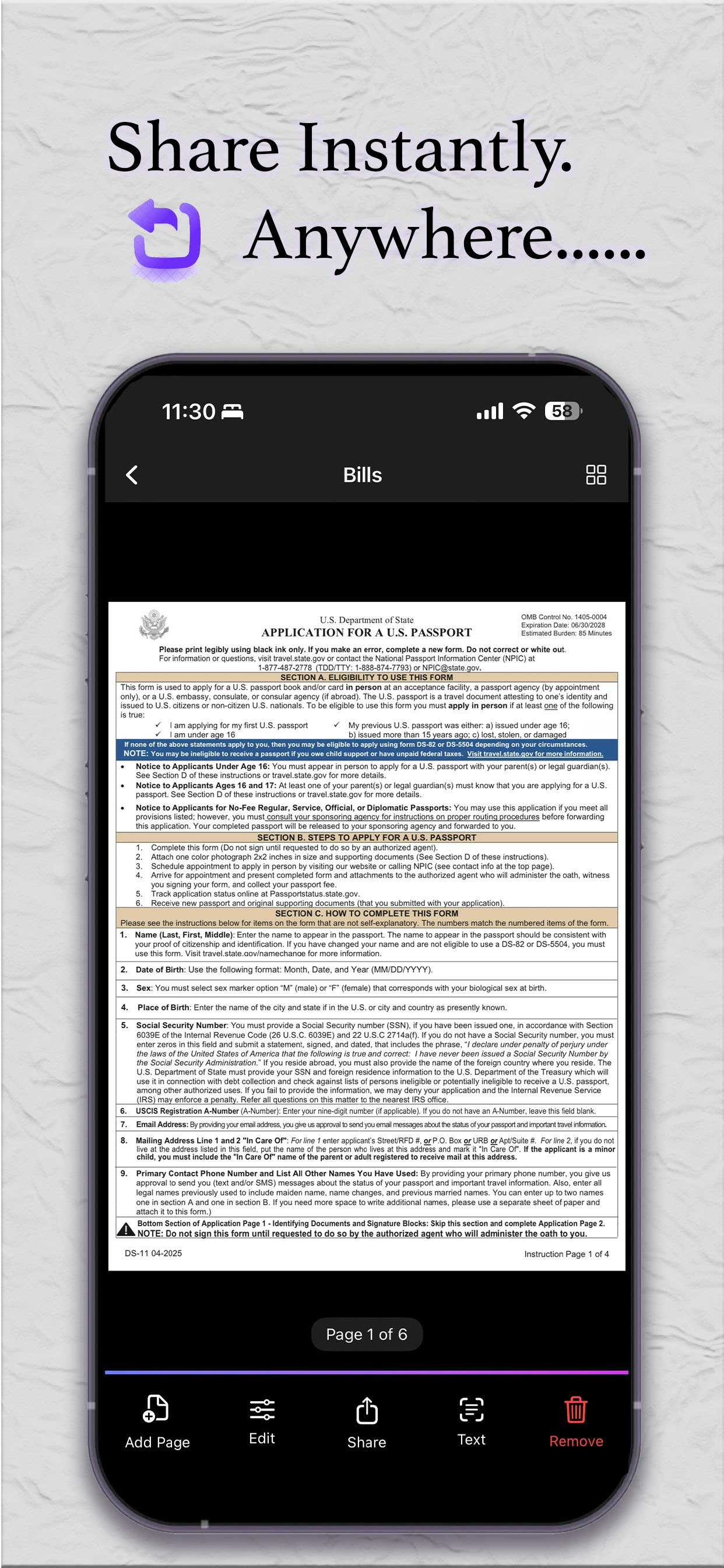 PDF Scanner by CScanner - Screenshot 4 showing product features and functionality