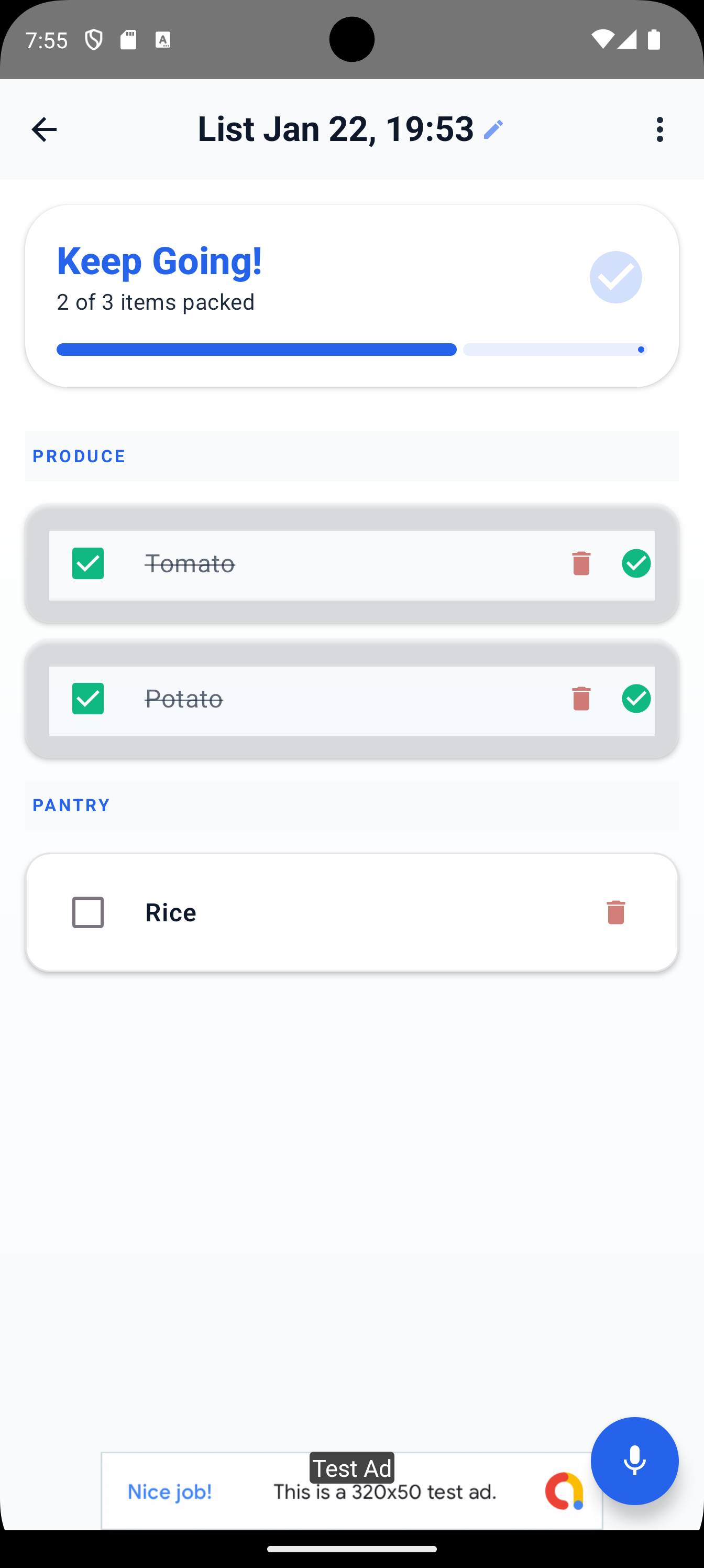 VoiceCart – Speak Your Grocery List gallery image