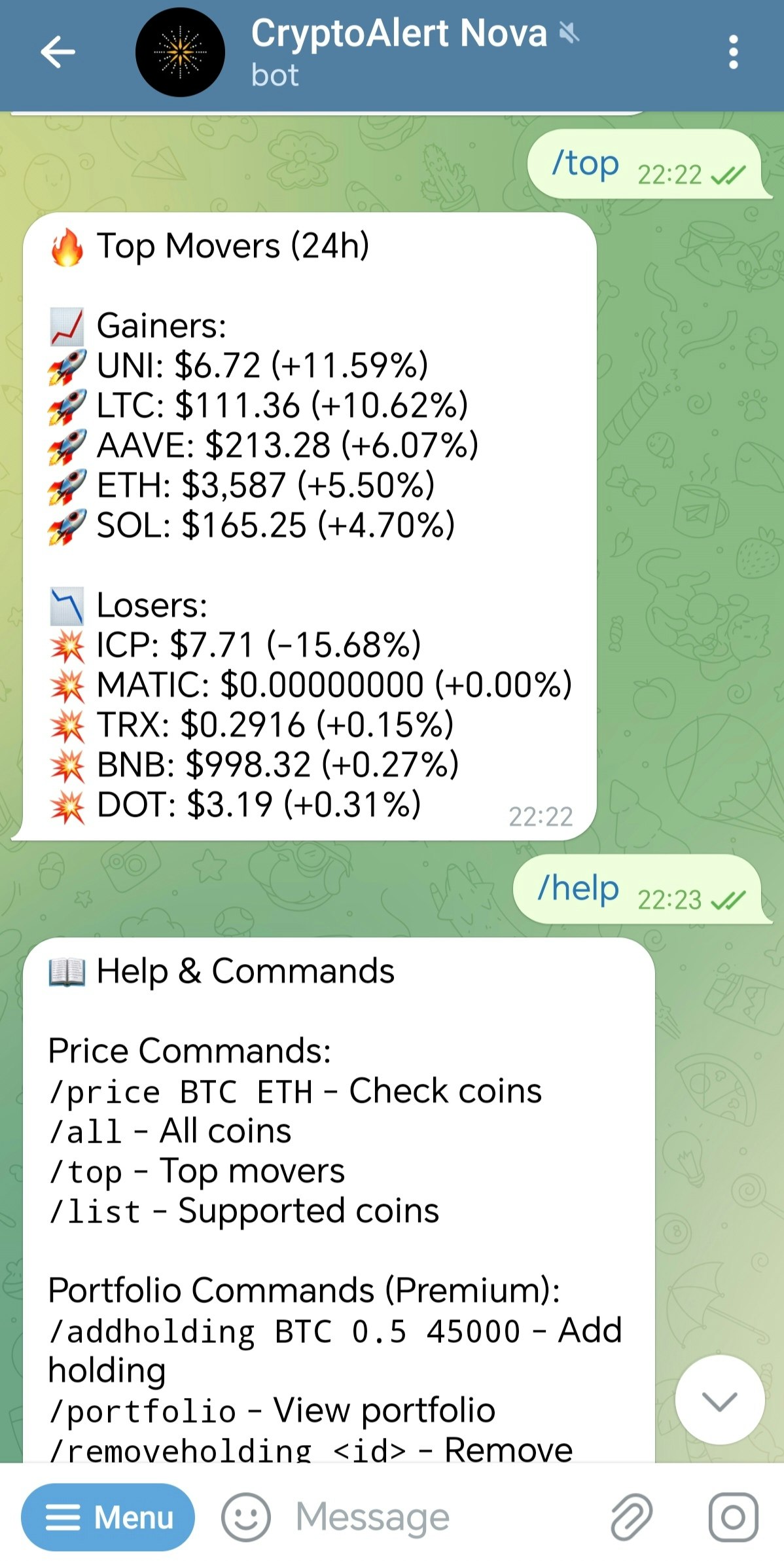 CryptoAlert Nova gallery image