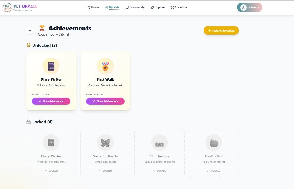 Pet Oracle - Screenshot 3 showing product features and functionality