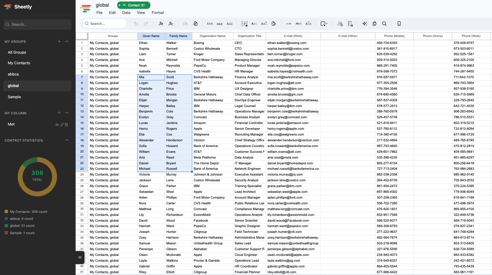 Sheetly - Screenshot 2 showing product features and functionality