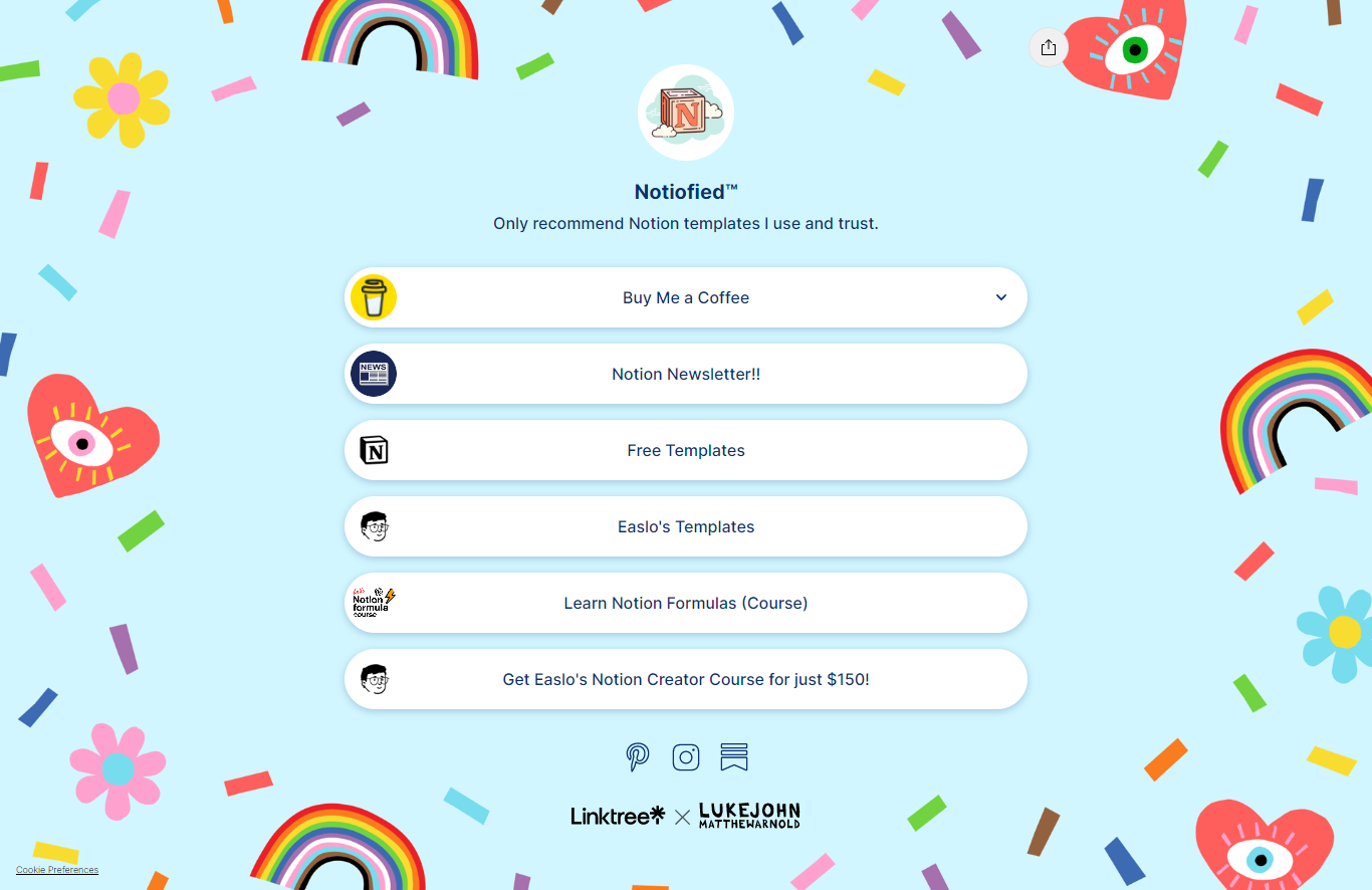 Show your support on my Linktree media 1