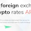 Free foreign exchange & crypto rates API