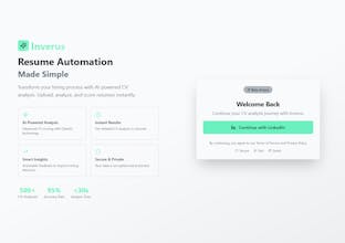 Inverus - AI CV Automation gallery image