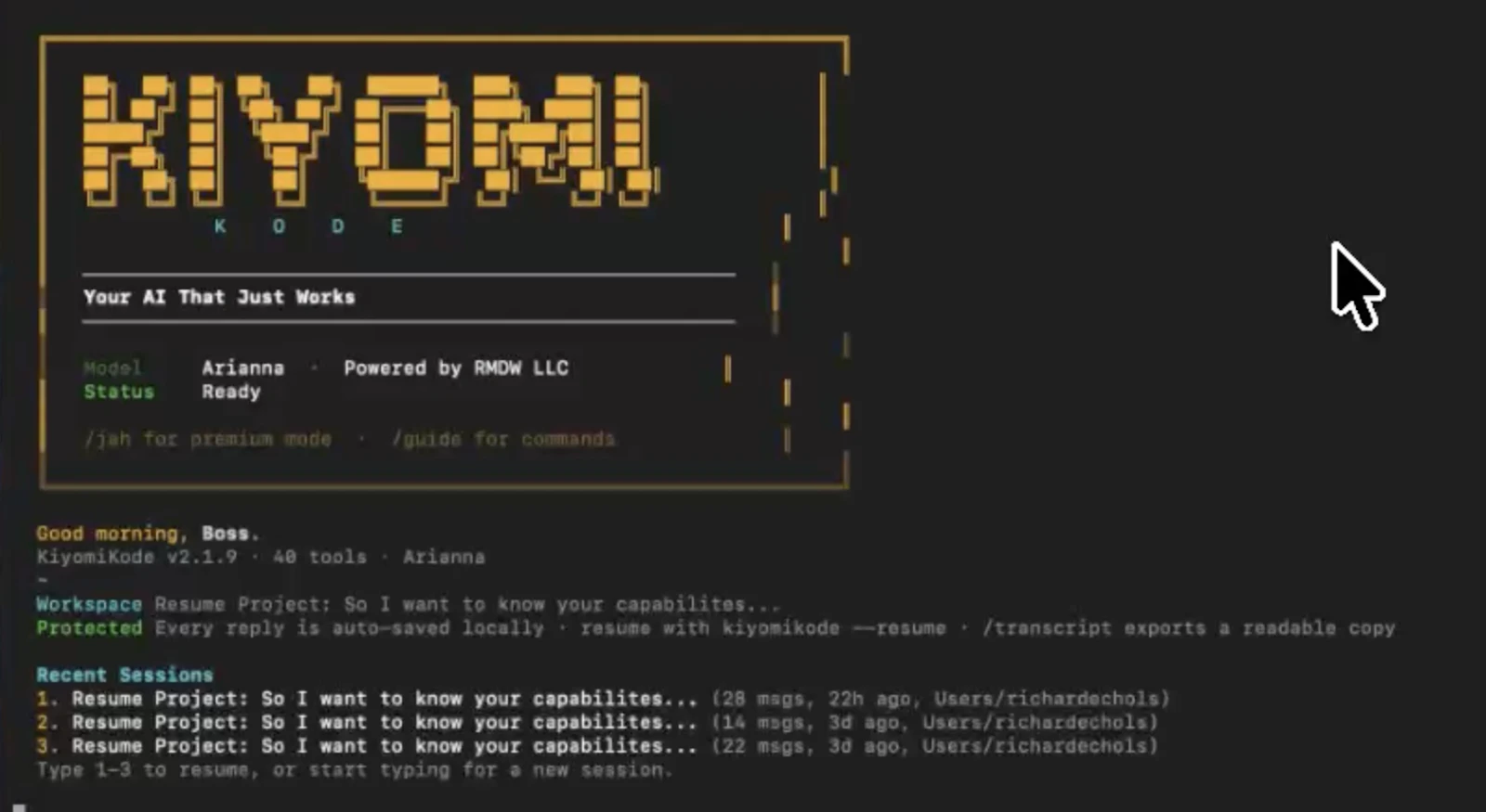 KiyomiKode screenshot 2