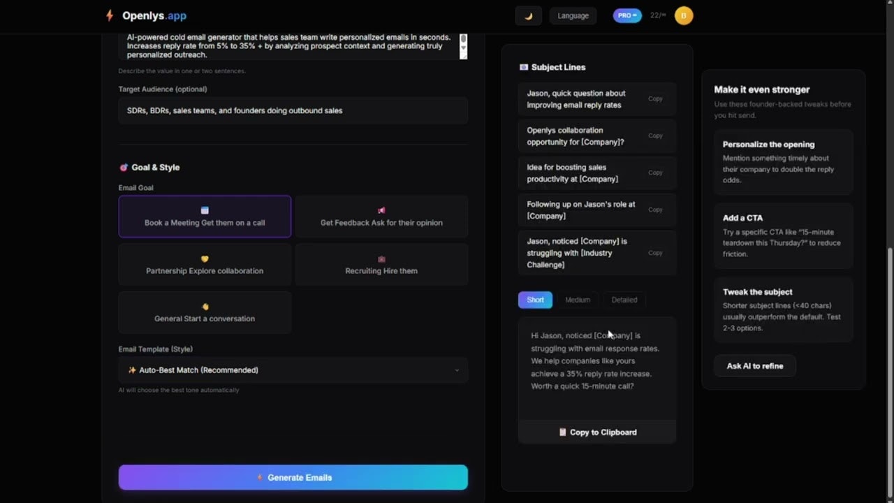 Openlys.app gallery image
