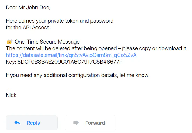 DataSafe – Encrypted messages via hotkey gallery image