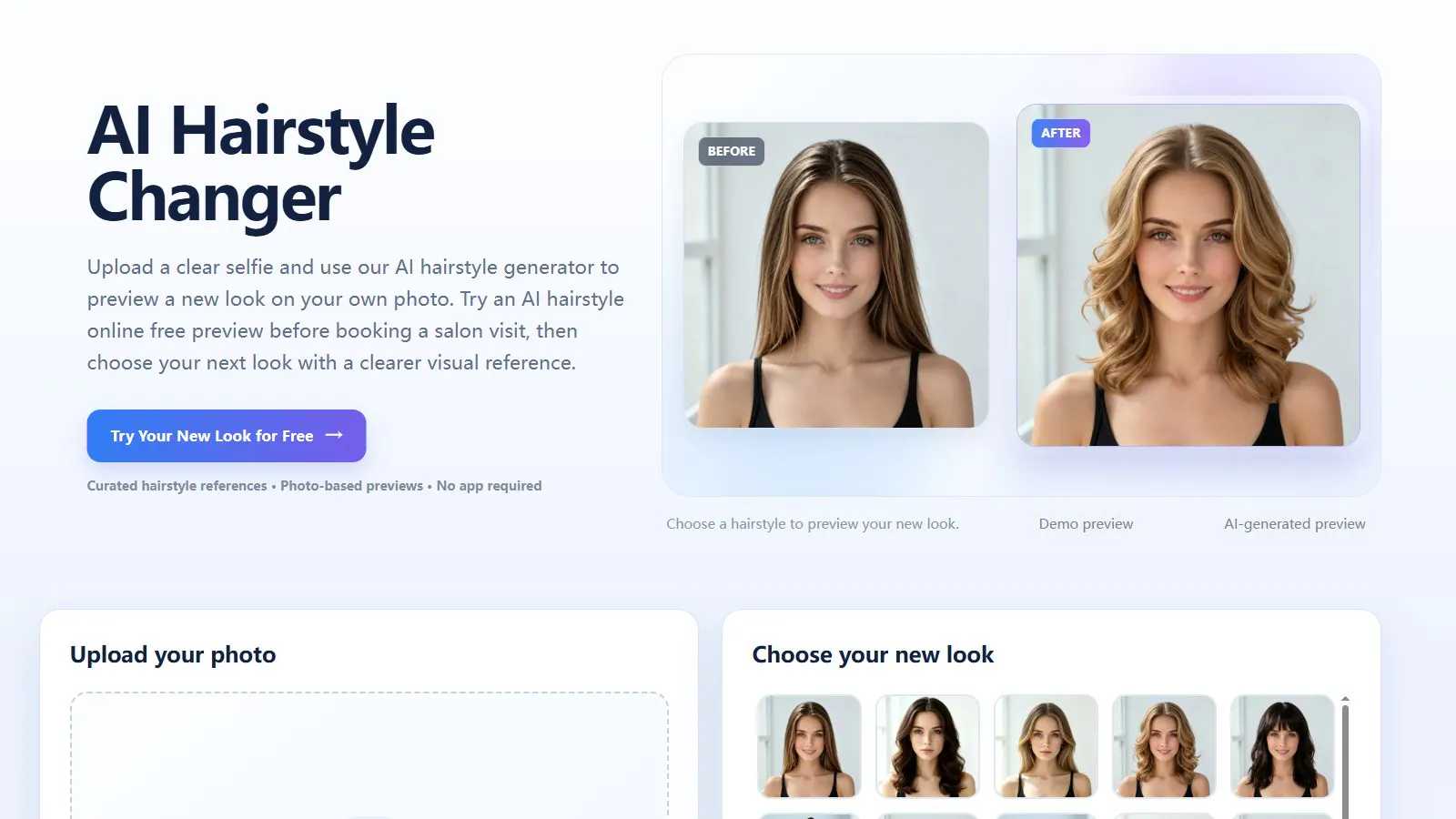 AI Hairstyle gallery image