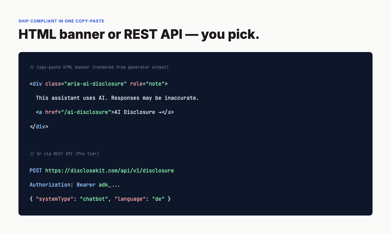 AI Disclosure Kit gallery image