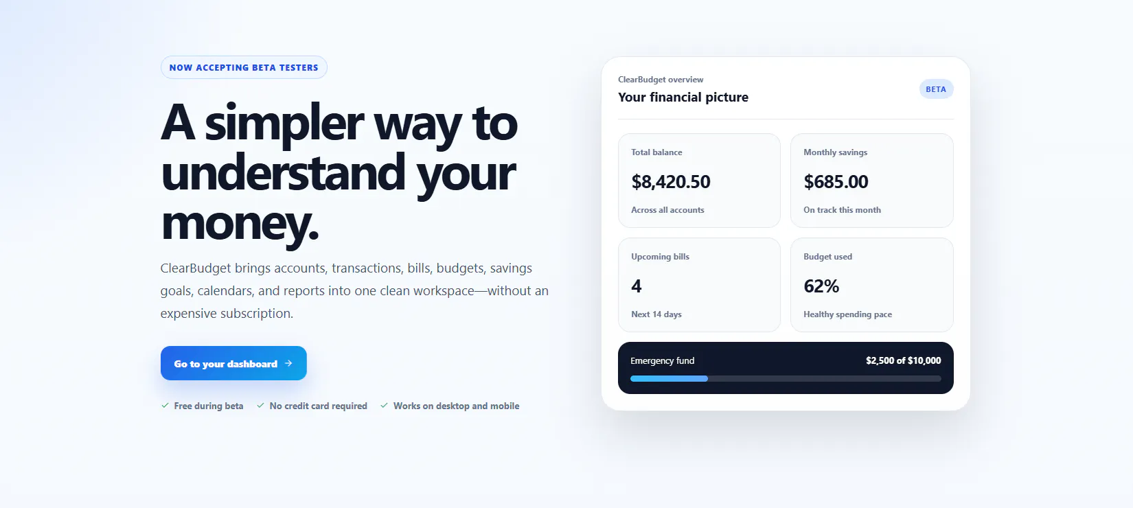 clearbudget gallery image