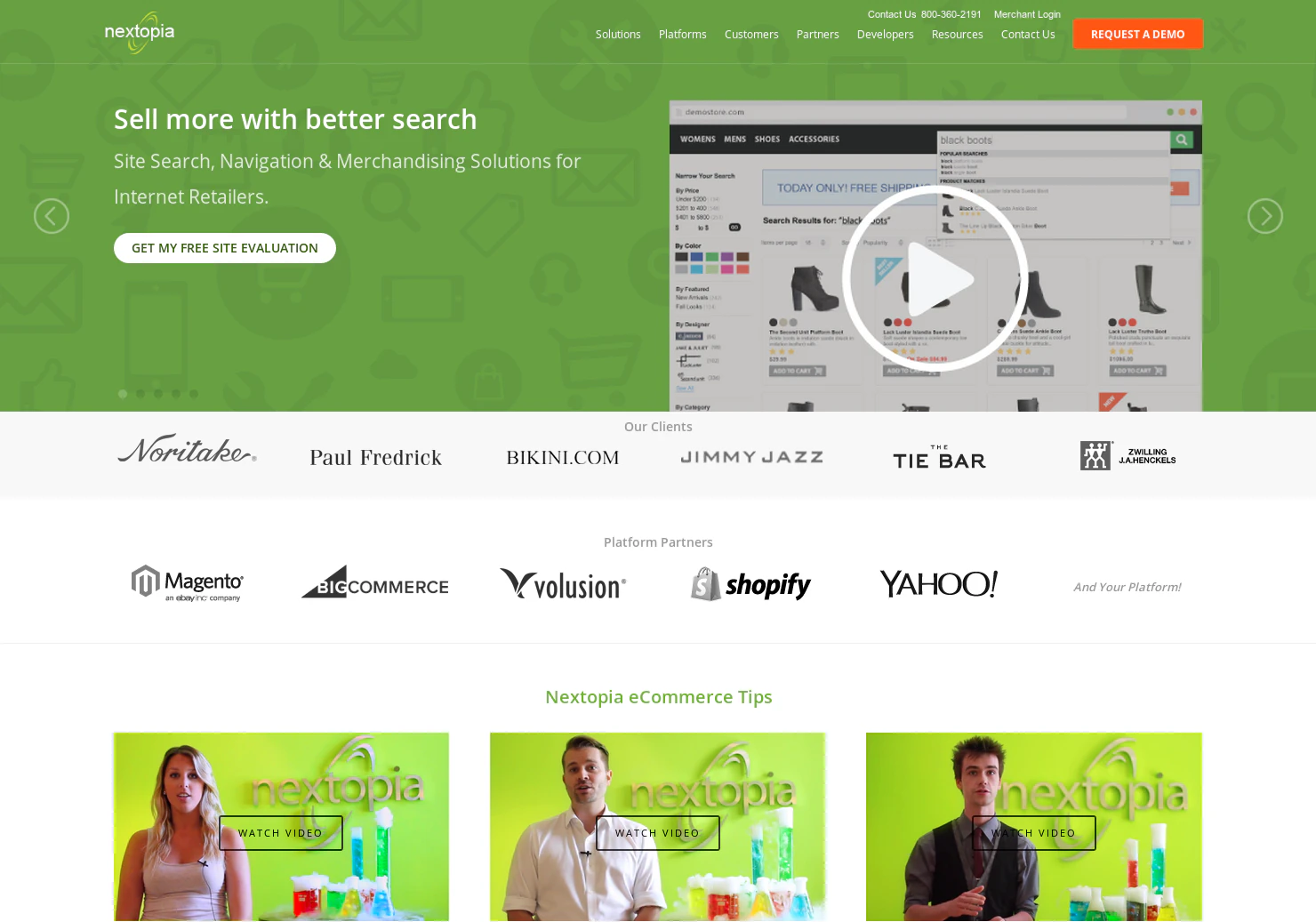 Nextopia eCommerce Site Search