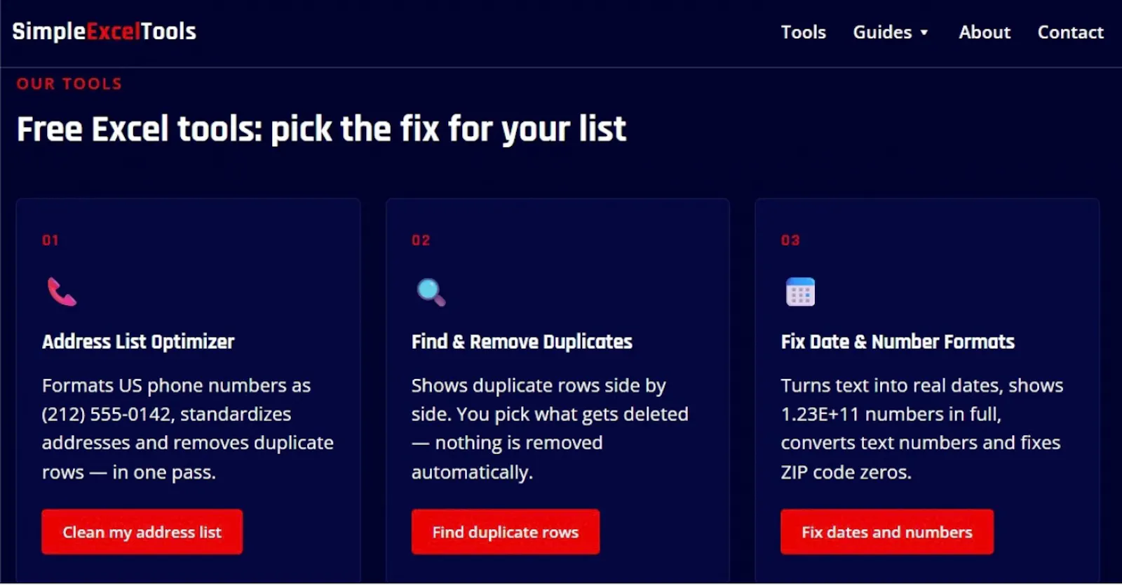 SimpleExcelTools screenshot 2