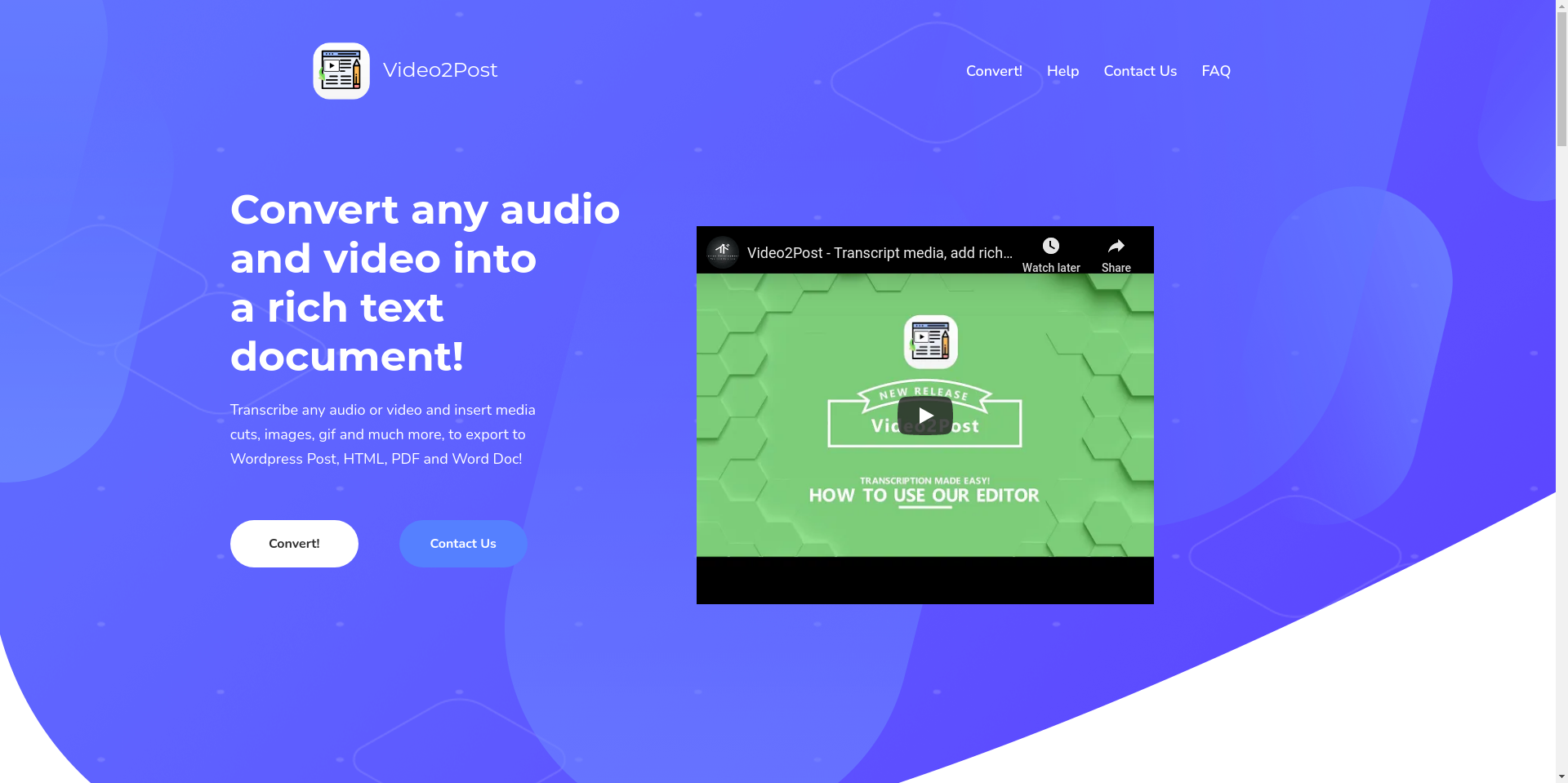 Video2Post gallery image