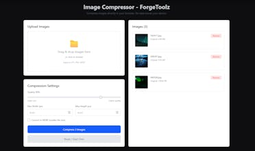 Batch Image Compressor - ForgeToolz gallery image