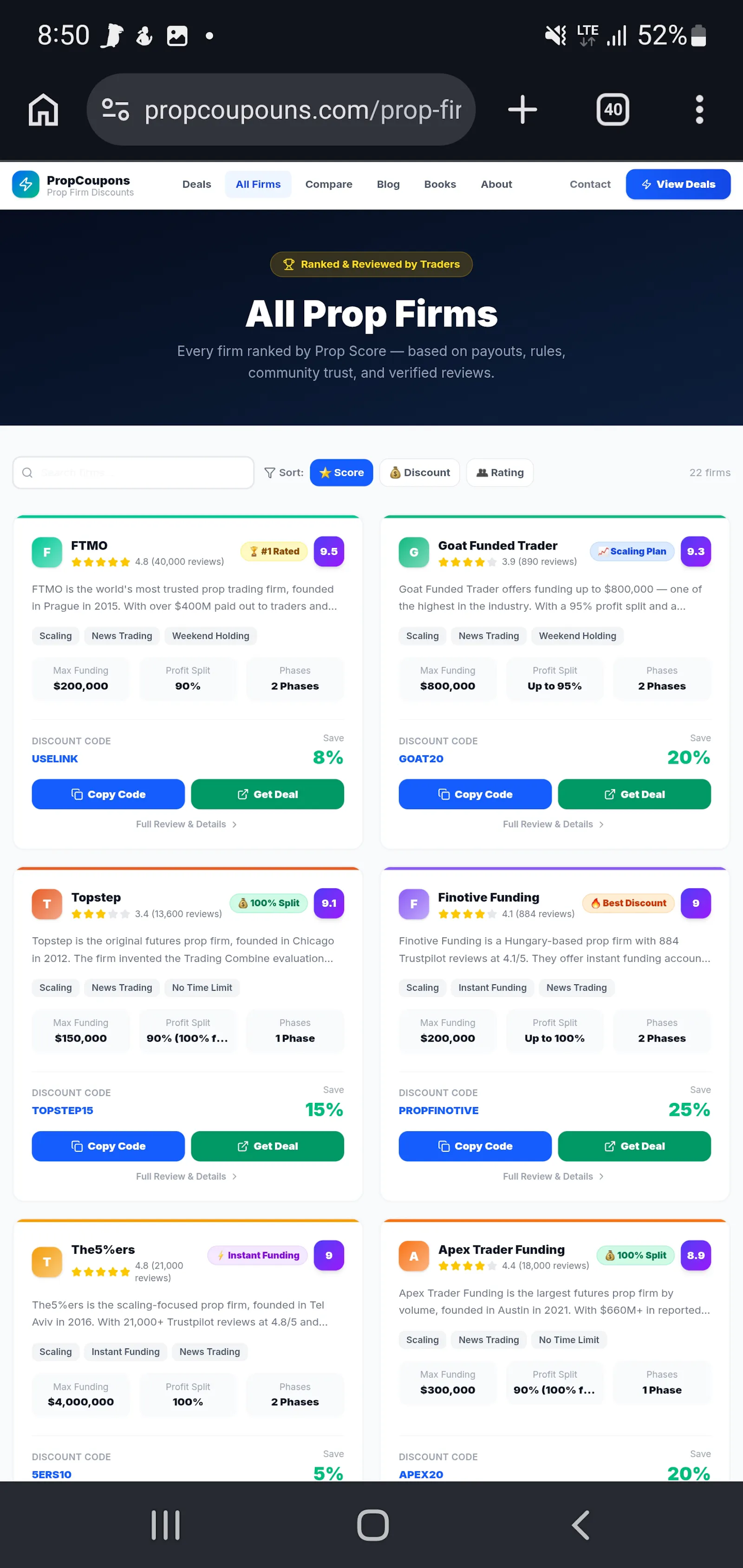 PropCoupouns; Live Rule Alerts and Deals screenshot 2