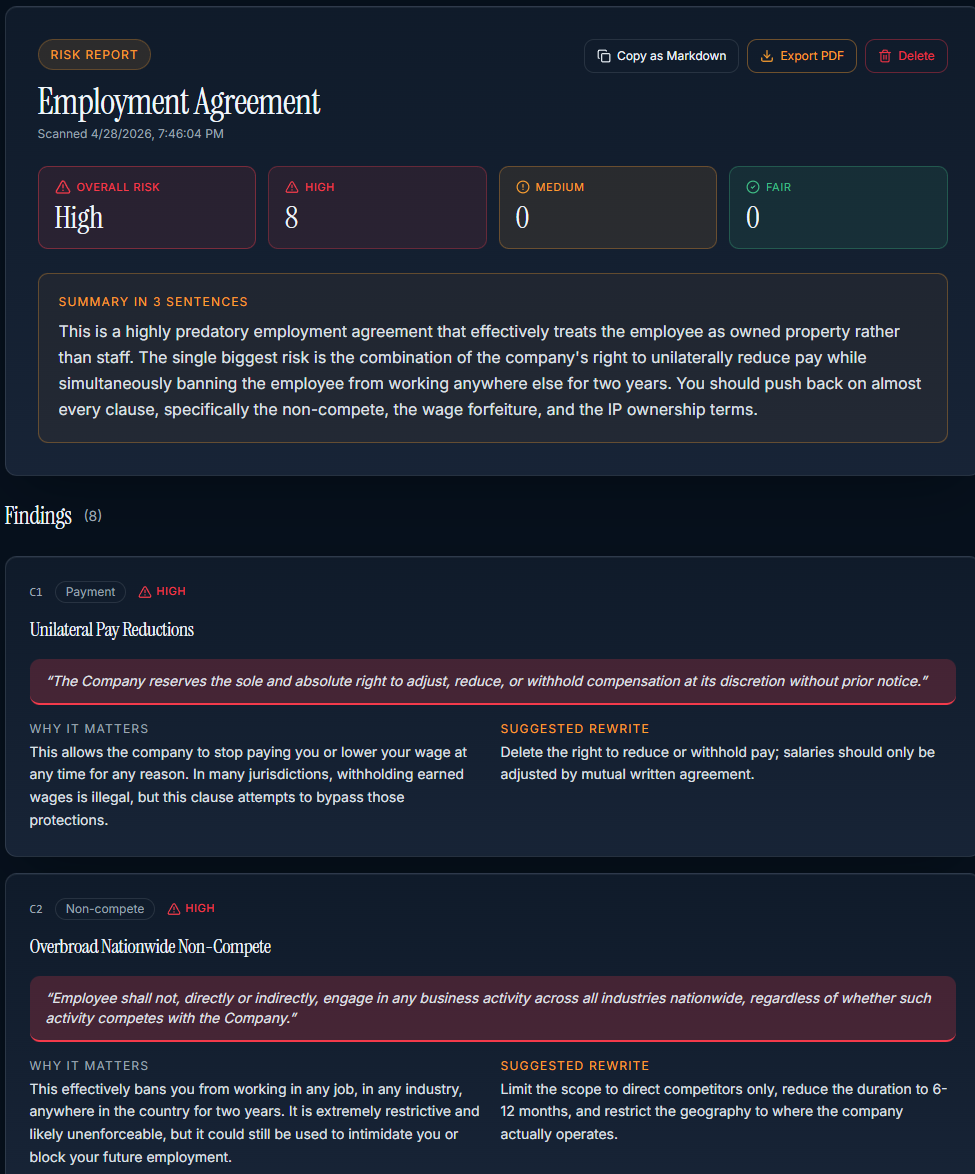 ContractGuard AI gallery image