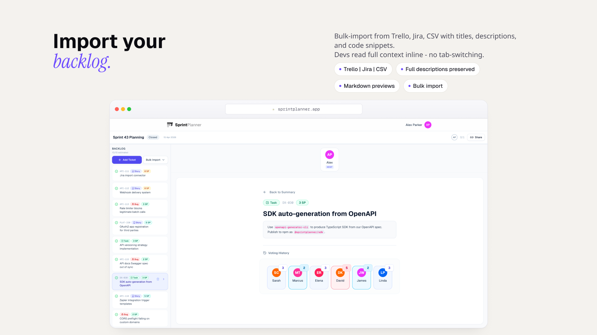 SprintPlanner gallery image