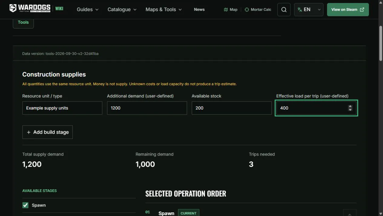 WARDOGS Wiki Player Tools gallery image