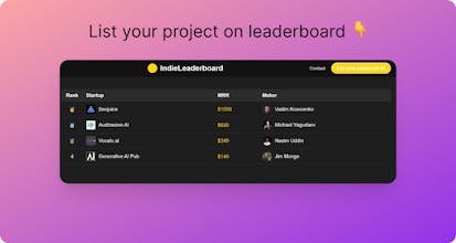 IndieLeaderboard gallery image