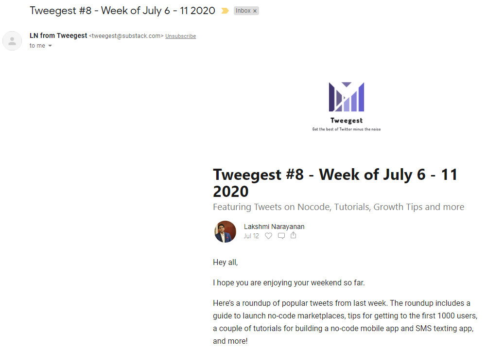 Tweegest gallery image