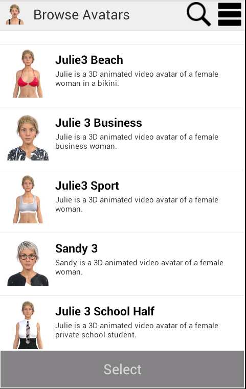 My Virtual Girlfriend Julie gallery image