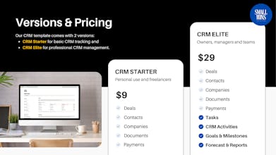 CRM Elite / Starter - Notion Template gallery image