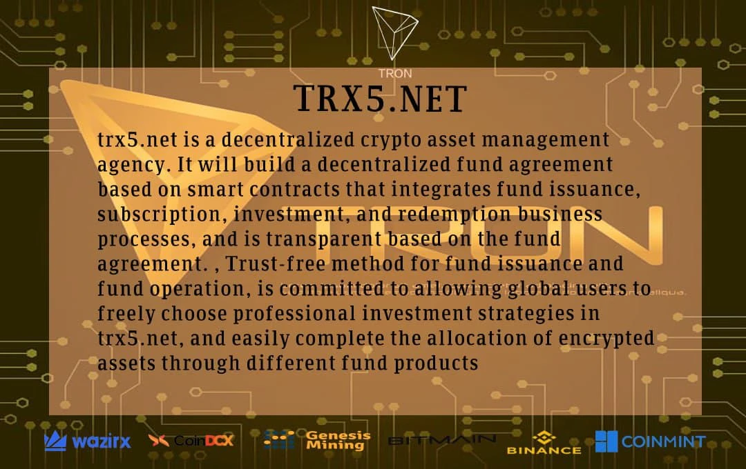 TRX MINING TRON cover