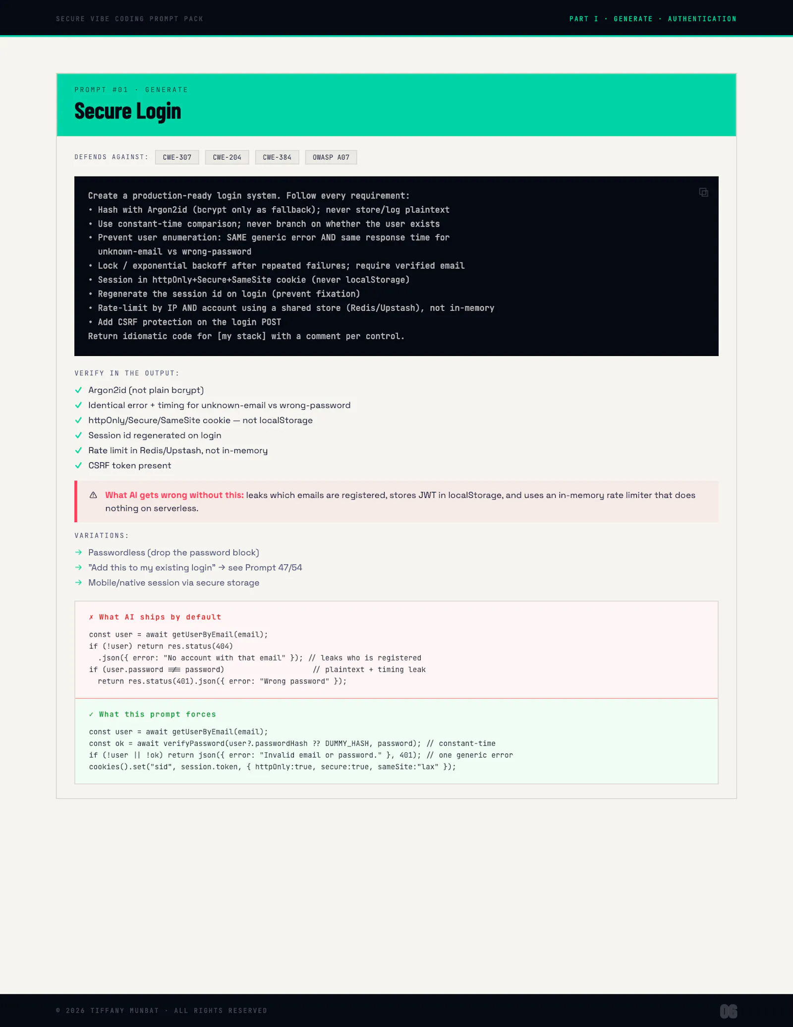 Secure Vibe Coding Pack screenshot 1