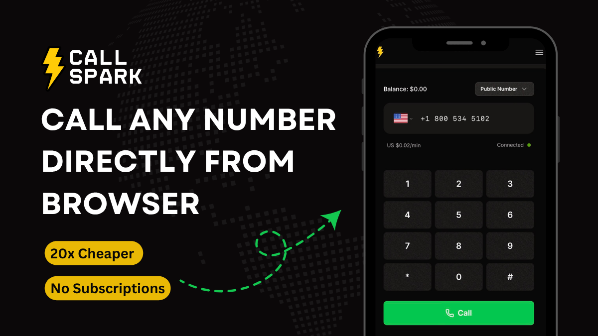 CallSpark - Main product screenshot demonstrating key features and user interface