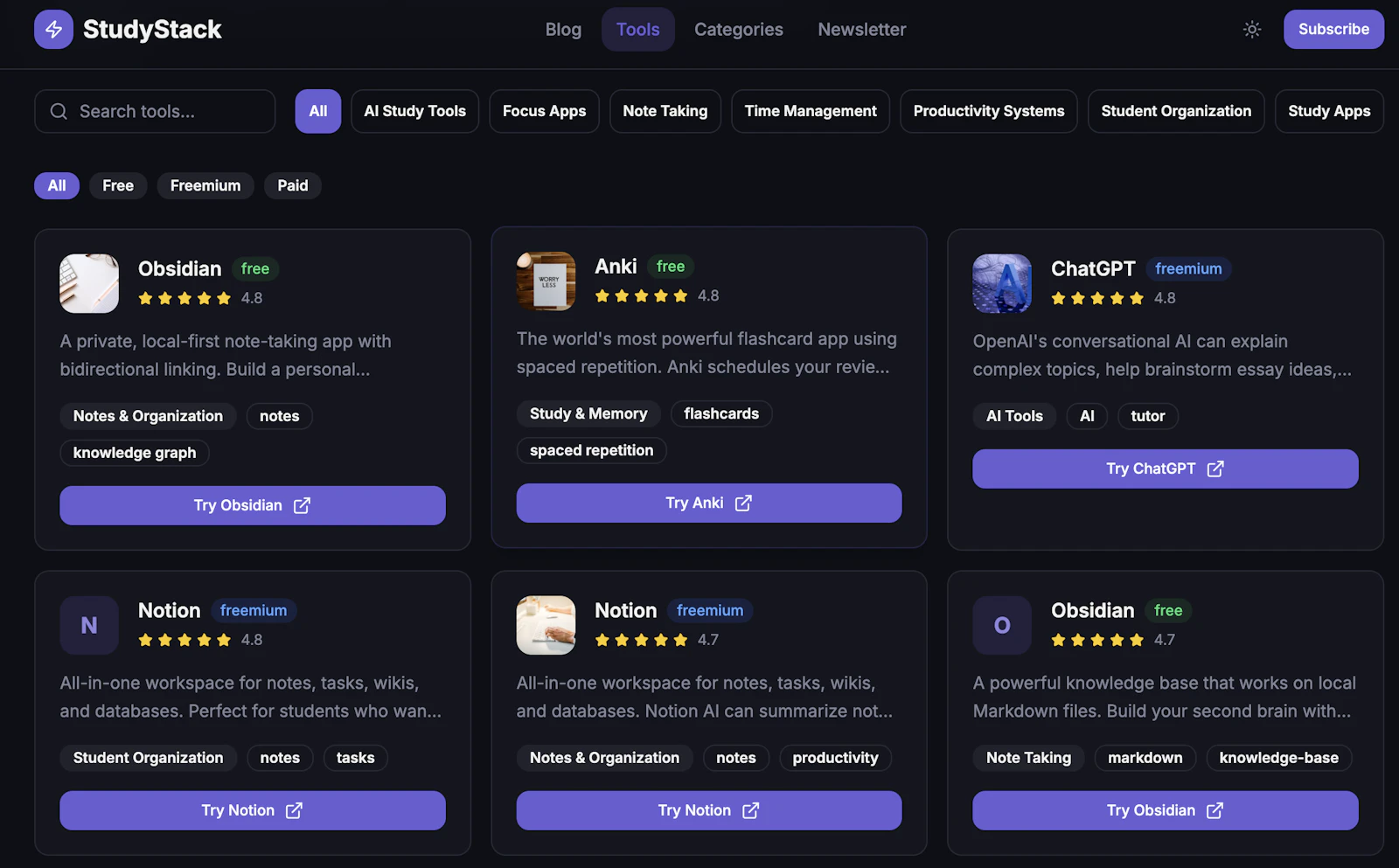 StudyStack screenshot 2