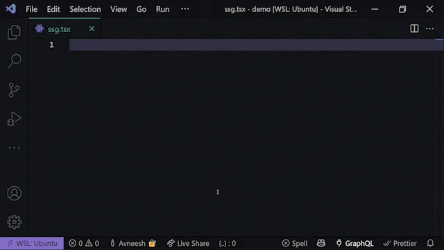 React and Next.js Snippets gallery image