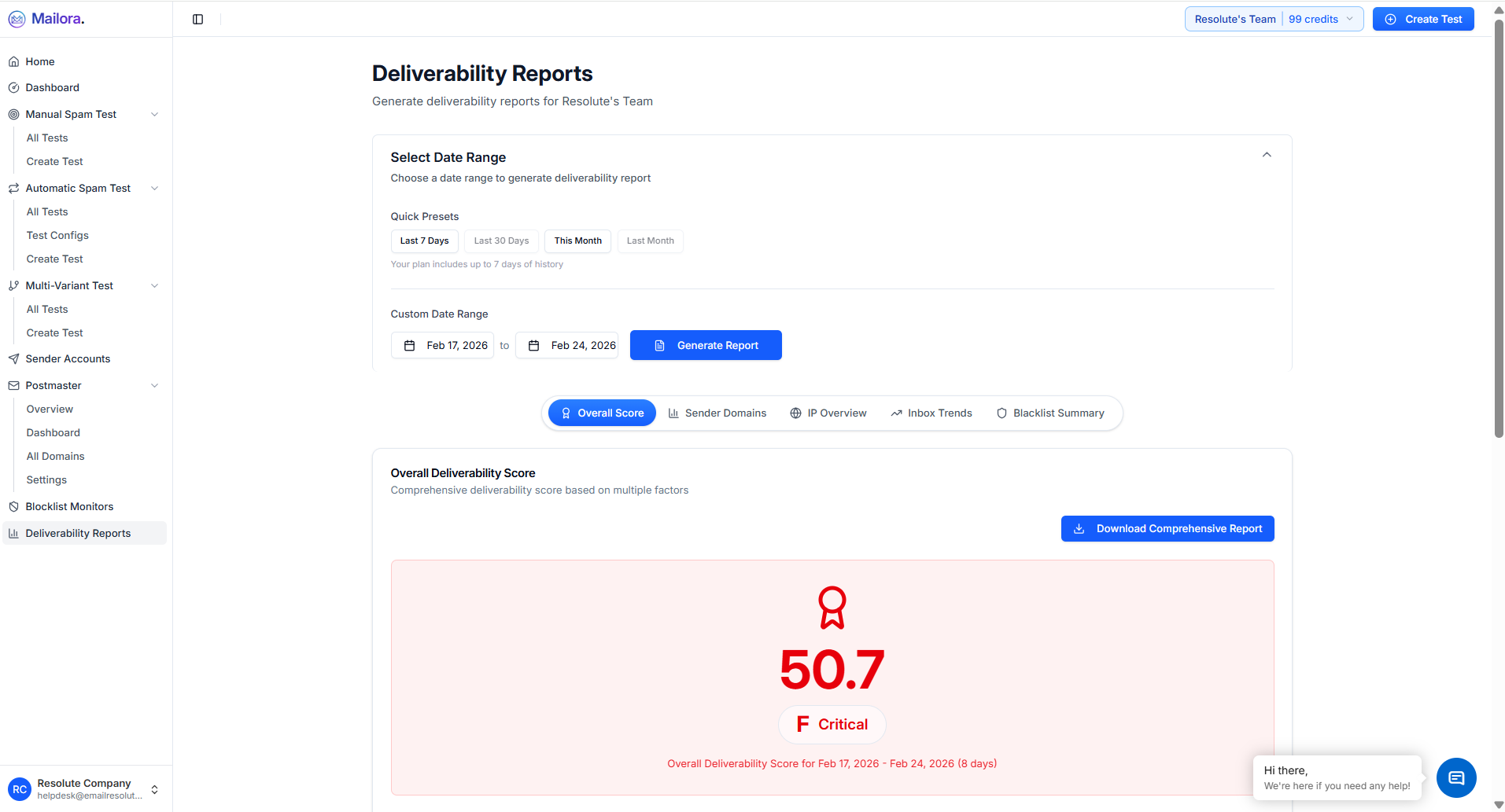 Mailora - Main product screenshot demonstrating key features and user interface