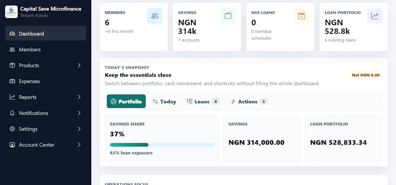 Microfinance Solution screenshot 5