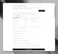 Openstatus MCP Health Checker